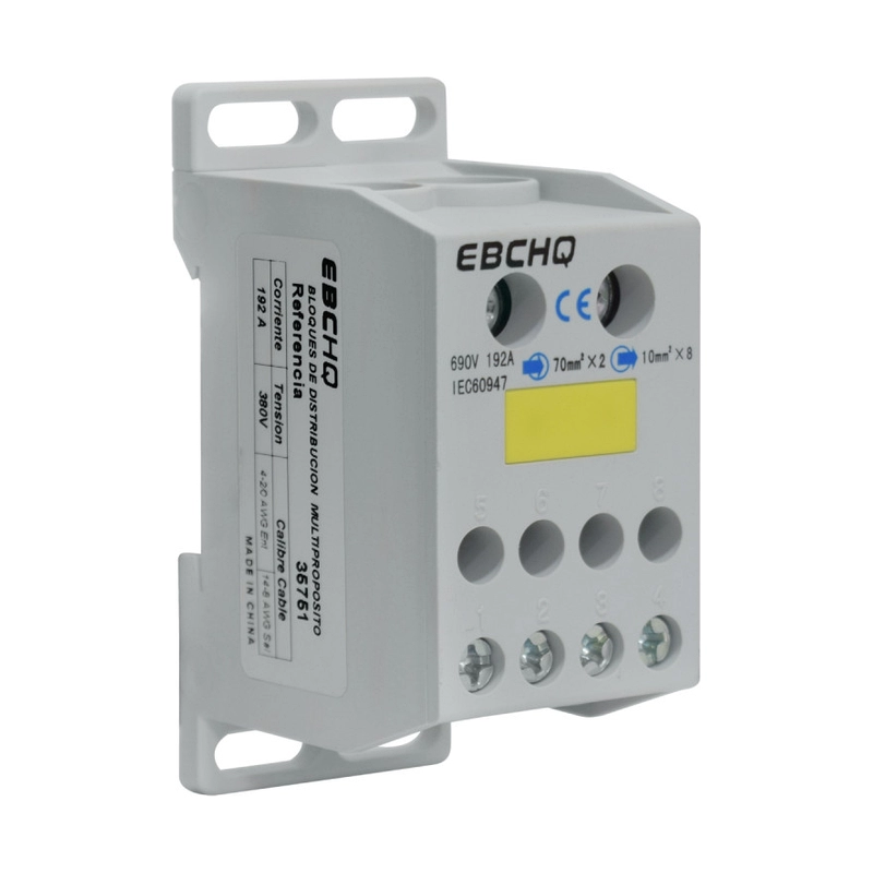 Bloque Ebchq Distribucion 2 Entradas 8 Salidas 192A/690V