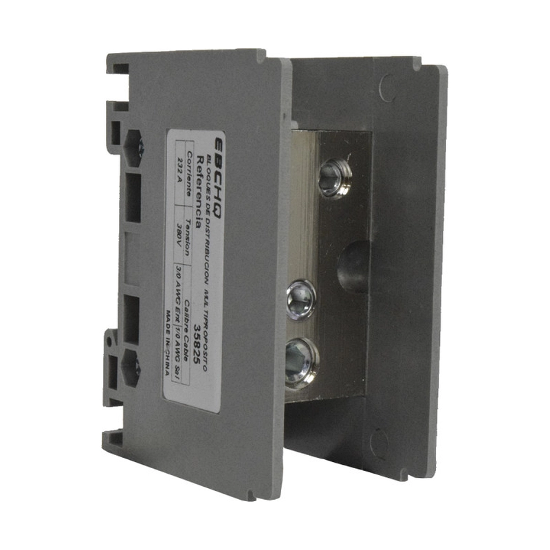 Bloque Ebchq Distribucion 3/0Awg/Salida 2X1/0Awg 232A/690V