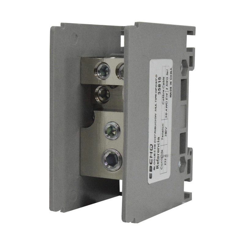 Bloque Ebchq Distribucion 3/0Awg/Salida 4X4Awg 232A/690V