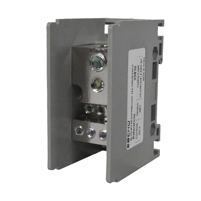 Bloque Ebchq Distribucion 3/0Awg/Salida 8X8Awg 232A/690V