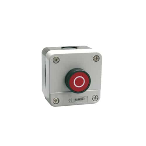 Estación 1 Pulsador en Caja Plástica