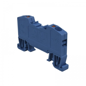 Bornera Resorte 24A 750V 2.5Mm² Azul