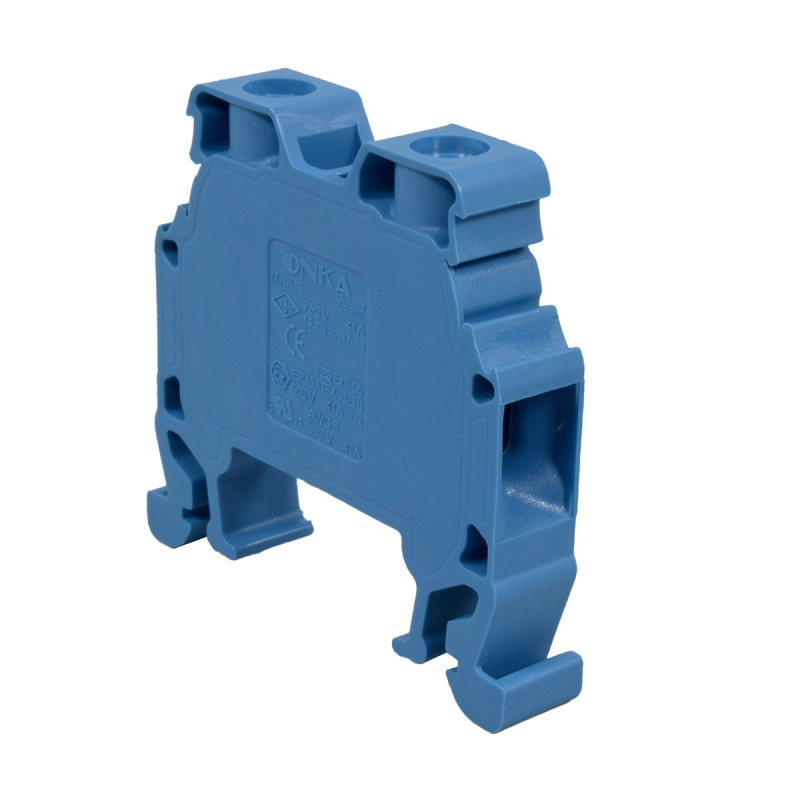 Bornera Atornillable 41A/750V 6Mm² Azul