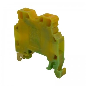 Bornera Tierra Atornillable 32A/750V 4Mm² Verde - Amarillo