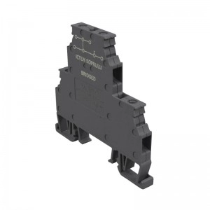 Bornera Doble Atornillable con Puente 24A/500V 2.5Mm²