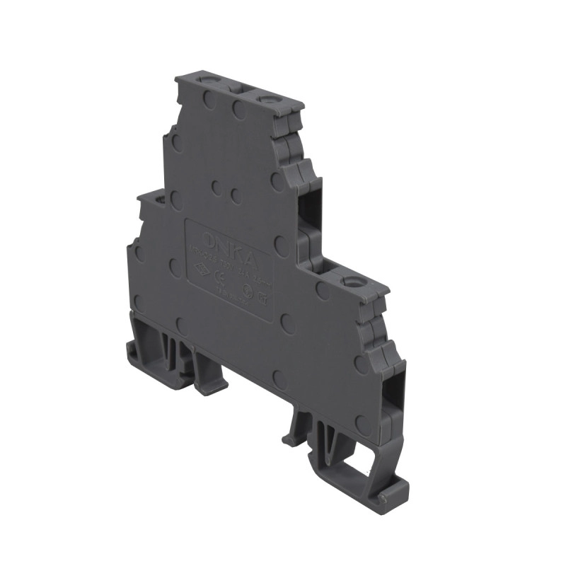 Bornera Atornillable Doble 24A/500V 2.5Mm² UL