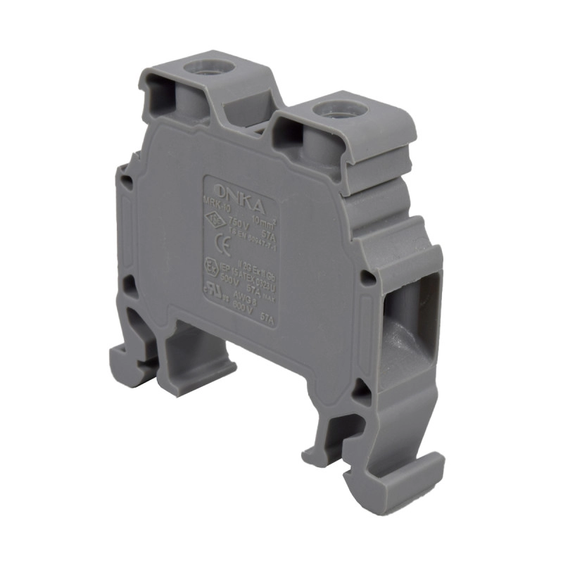 Bornera Atornillable 57A/750V 10Mm² Gris