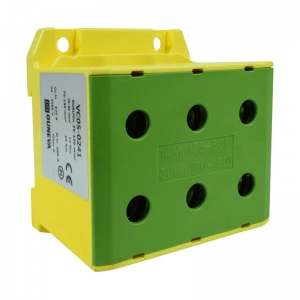 Conector Serie OTL Cobre / Aluminio, 3 Conexión 25 a 150Mm2 Color Verde/Amarillo