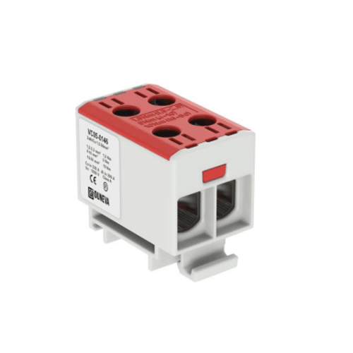 Conector Serie OTL Cobre / Aluminio, 2 Conexión 1,5 a 50Mm2 Color Rojo