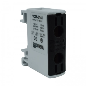 Conector Serie OTL Cobre / Aluminio, 1 Conexión 1,5 a 16Mm2 Color Negro