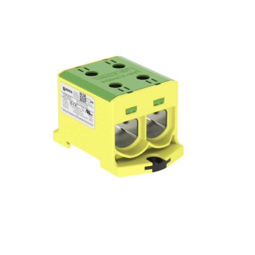 Conector Serie OTL Cobre / Aluminio, 2 Conexión 6 a 95Mm2 Color Verde/Amarillo