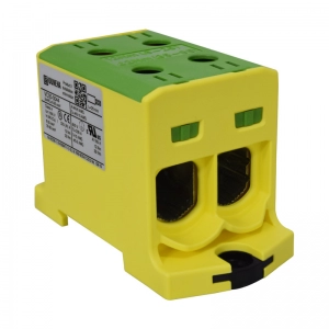 Conector Serie OTL Cobre / Aluminio, 2 Conexión 6 a 95Mm2 Color Verde/Amarillo