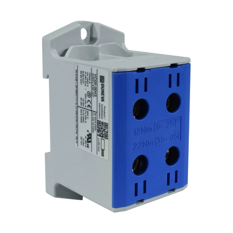 Conector Serie OTL Cobre / Aluminio, 2 Conexión 6 a 95Mm2 Color Azul