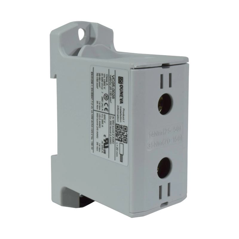 Conector Serie OTL Cobre / Aluminio, 1 Conexión 25 a 150Mm2 Color Gris