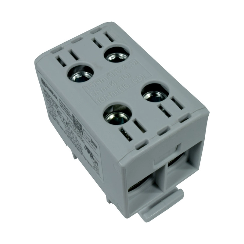 Conector Serie OTL Cobre / Aluminio, 2 Conexión 1,5 A 50Mm2 Color Gris