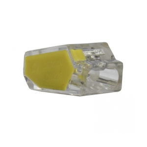 Conector Empalme Rápido- 2 Polos - 22 a 14Awg Amarillo