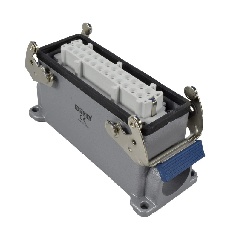 Conector Multipin Hembra 16P 16A Sobreponer Pg21 Emas