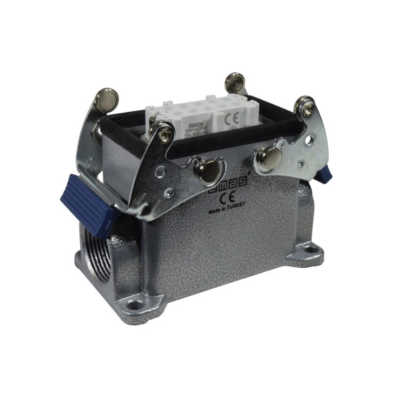 Conector Multipin Hembra 10P 16A Sobreponer Pg16 Emas