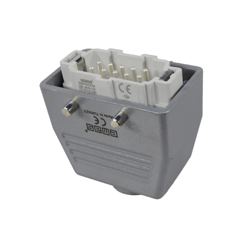 Conector Multipin Macho 10P 16A Entrada Superior Pg16 Emas