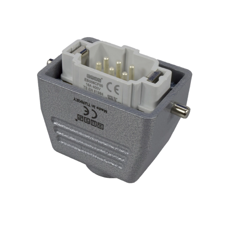 Conector Multipin Macho 6p 16a Entrada Superior Pg16 Emas