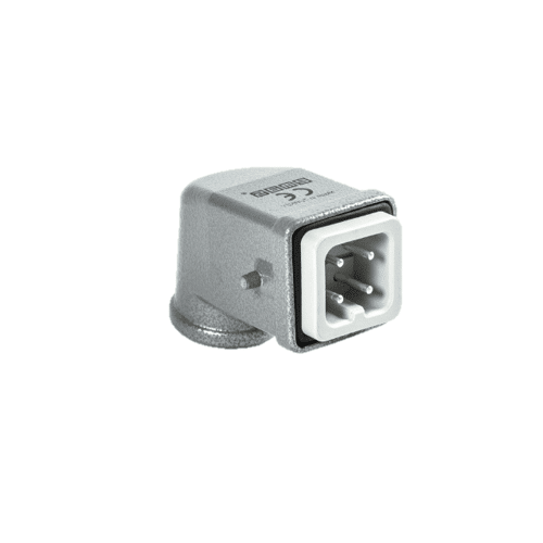 Conector Multipin Macho 4P 10A Entrada Lateral Pg11 Emas
