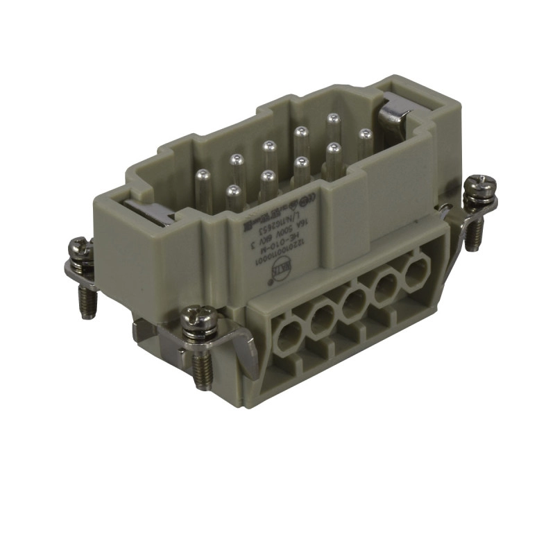 Bloque Wain De Contacto Macho 16A/500V 10 Polos