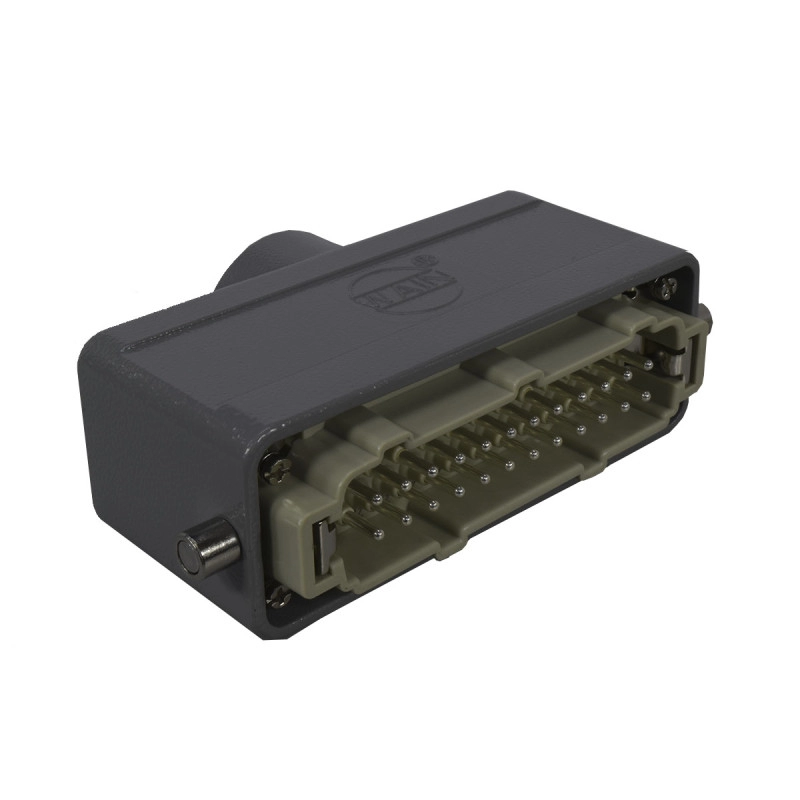 Conector Industrial Macho 24 Polos 16A Área Superior