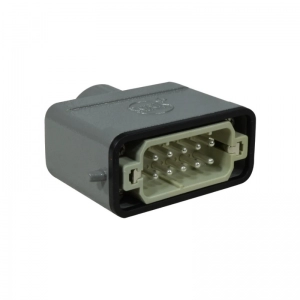 Conector Macho 10 Polos 16A Montaje Lateral
