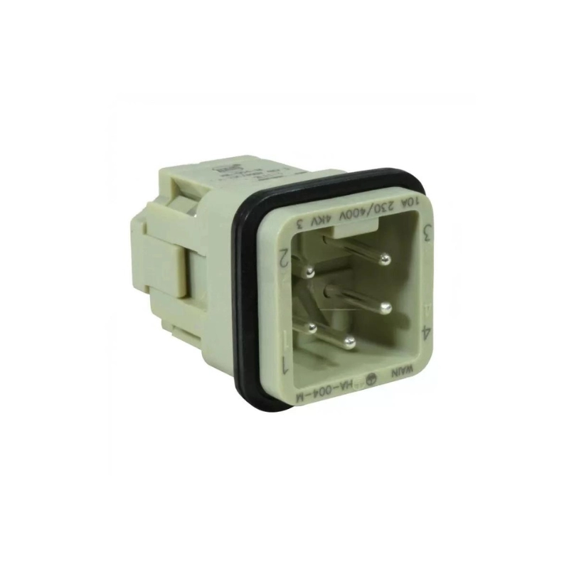 Bloque Wain De Contacto Macho 10A 4 Polos