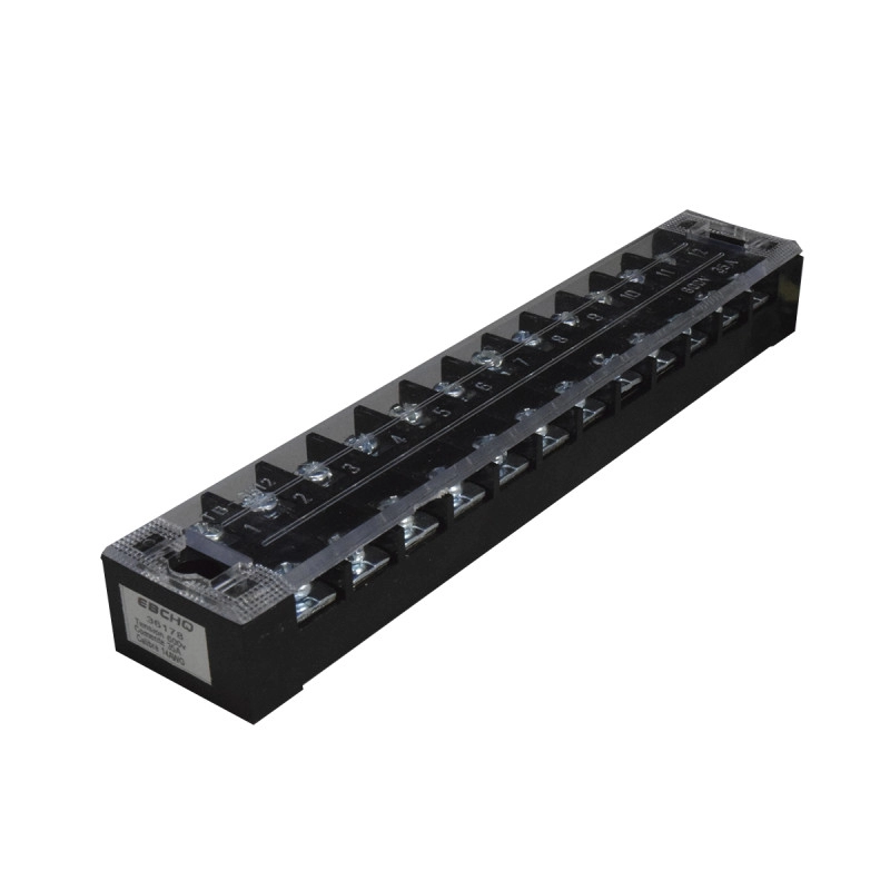 Regleta TB con Tapa 12P 35A/600V