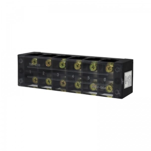 Regleta TB con Tapa 6P 100A/600V