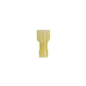 Terminal Aislado Tipo Faston (Nylon) Macho / 4-6Mm² / 12-10Awg / 24A / Amarillo