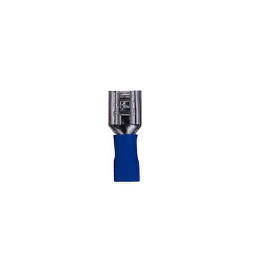 Terminal Aislado Tipo Faston Hembra / 1.5-2.5Mm² / 16-14Awg / 15A / Azul