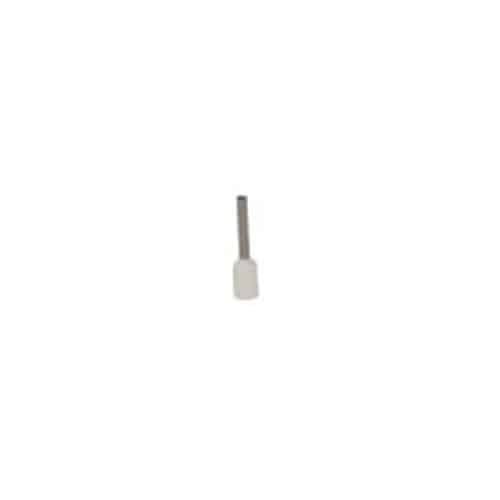 Terminal Aislado Tipo Pin Hueco / 0.75Mm² / 20A / Blanco