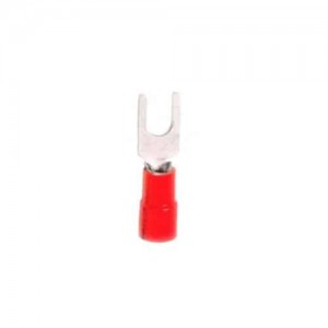 Terminal Aislado Tipo U 4Mm 5/32 19A Rojo