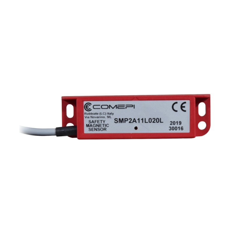 Sensor Magnético de Seguridad 2A, 2 Contactos 1NA+1NC Cable Izquierdo COMEPI