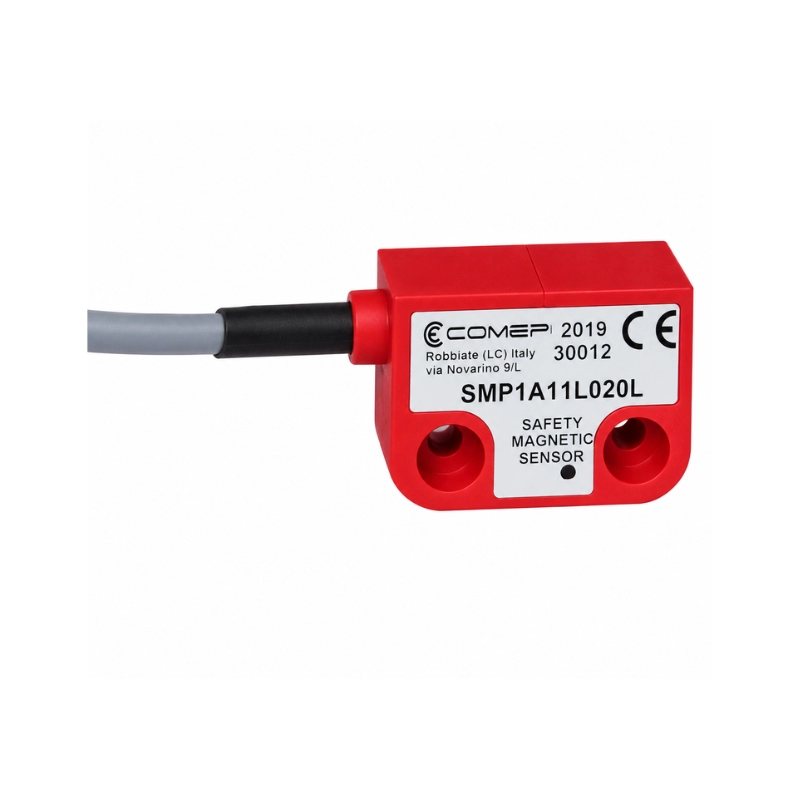 Sensor Magnético de Seguridad 1A, 2 Contactos 1NA+1NC Cable Izquierdo COMEPI