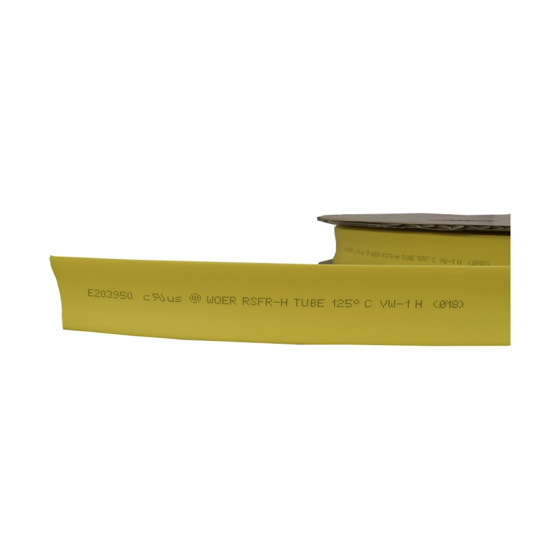 Termoencogible Amarillo UL 18Mm WOER