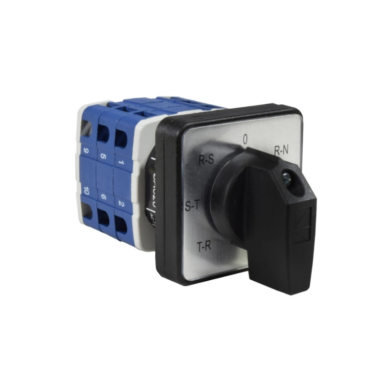 Interruptor Selector voltímetro F-N, F-F 20A EMAS