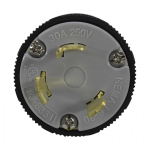 Clavija 30A 2P+T 250 Vac Ul Ebchq