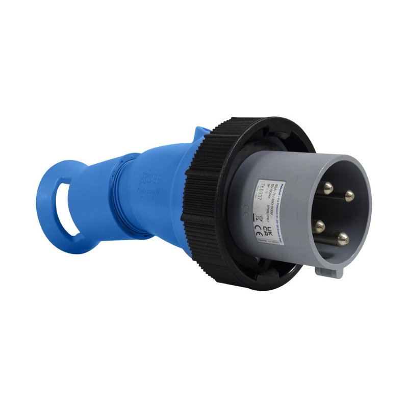 Clavija Aérea 4x63a 500vac 7h Ip66/67/68/69 negra Xcee PALAZZOLI
