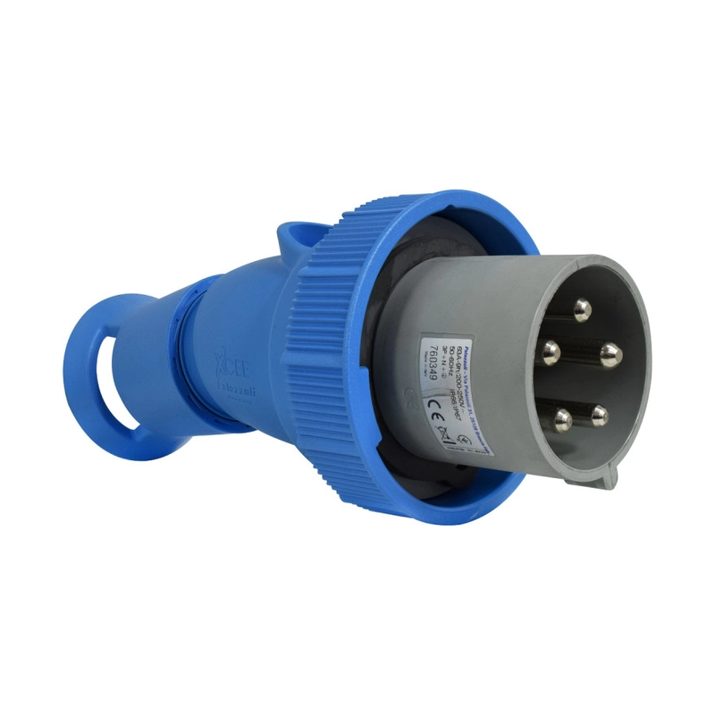 Clavija Palazzoli Aérea 5x63a 230vac 9h Ip66/67/68/69azul Xcee