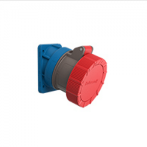 Toma Incrustar Inclinada XCEE 4X32A 400V 6H Roja