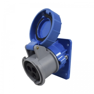 Toma Incrustar Inclinada XCEE 3X16A 220V 6H Azul