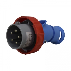 Clavija Aérea XCEE 5X32A 400V 6H Roja