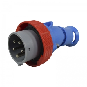 Clavija Aérea XCEE 5X16A 400V 6H Roja