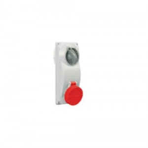 Base con Interruptor 5X16A 400V 6H IP67 Roja