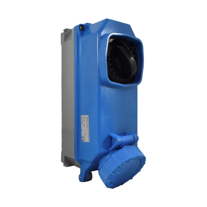 Base con Interruptor Sobreponer TAIS 3X16A 230V 6H IP67 Azul