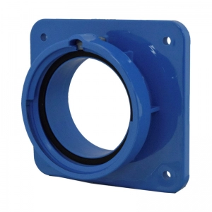 Soporte de Incrustar Recto 100X108Mm para Toma 32A 3P+N+T