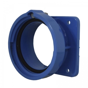 Soporte de Incrustar Recto 65X83Mm para Toma 16A 3P+N+T / 32A 2P+T 3P+T